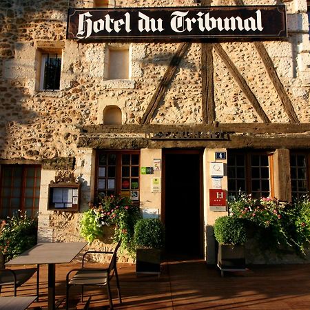 Logis - Hotel & Restaurant Du Tribunal Mortagne-au-Perche Eksteriør bilde